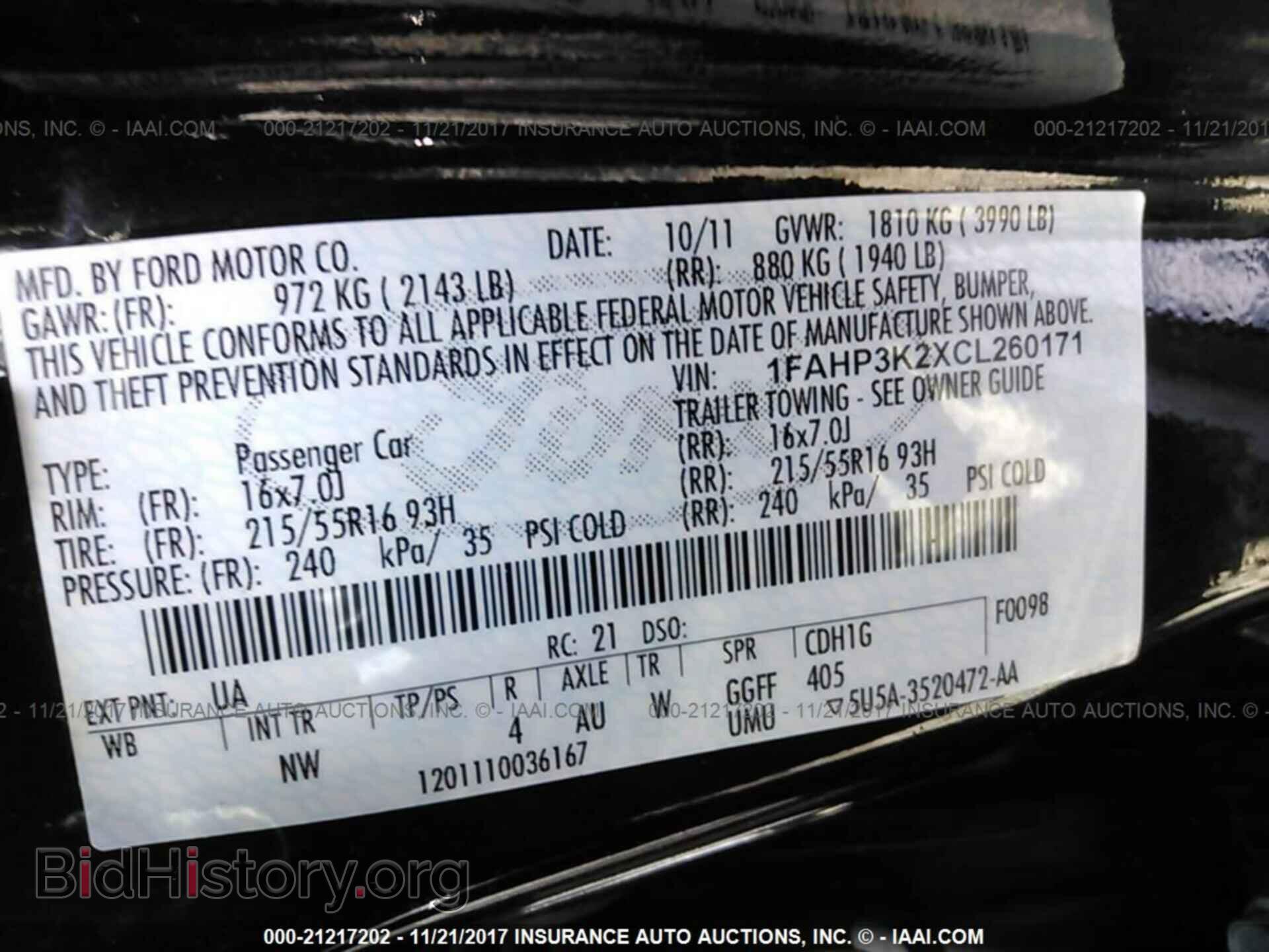 2012 Ford Focus - VIN: 1FAHP3K2XCL260171 - Photo 9