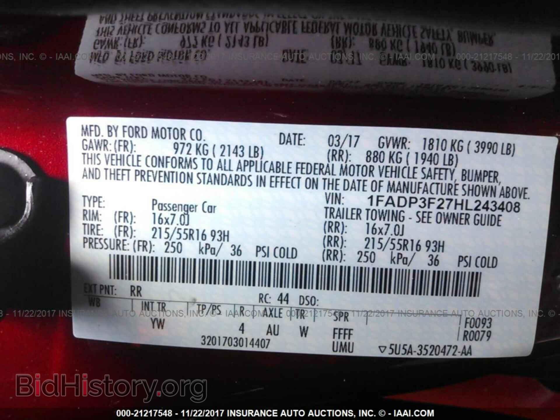 2017 Ford Focus - VIN: 1FADP3F27HL243408 - Photo 9