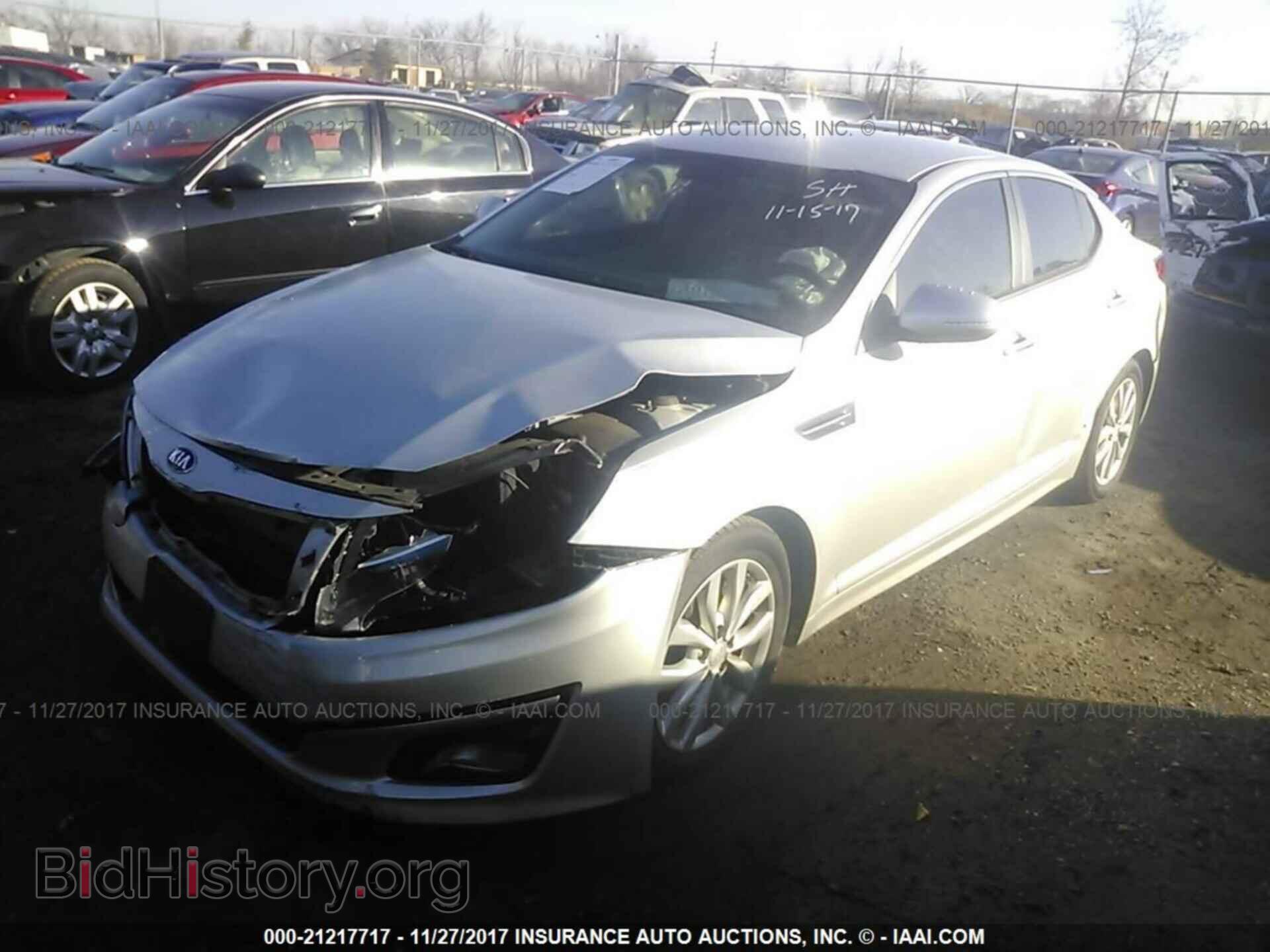 2014 Kia Optima - VIN: 5XXGM4A73EG348337 - Photo 2