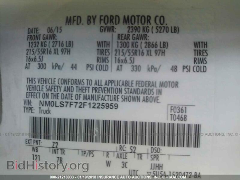 2015 Ford TRANSIT (VIN NM0LS7F72F1225959) — photo 9 of 10