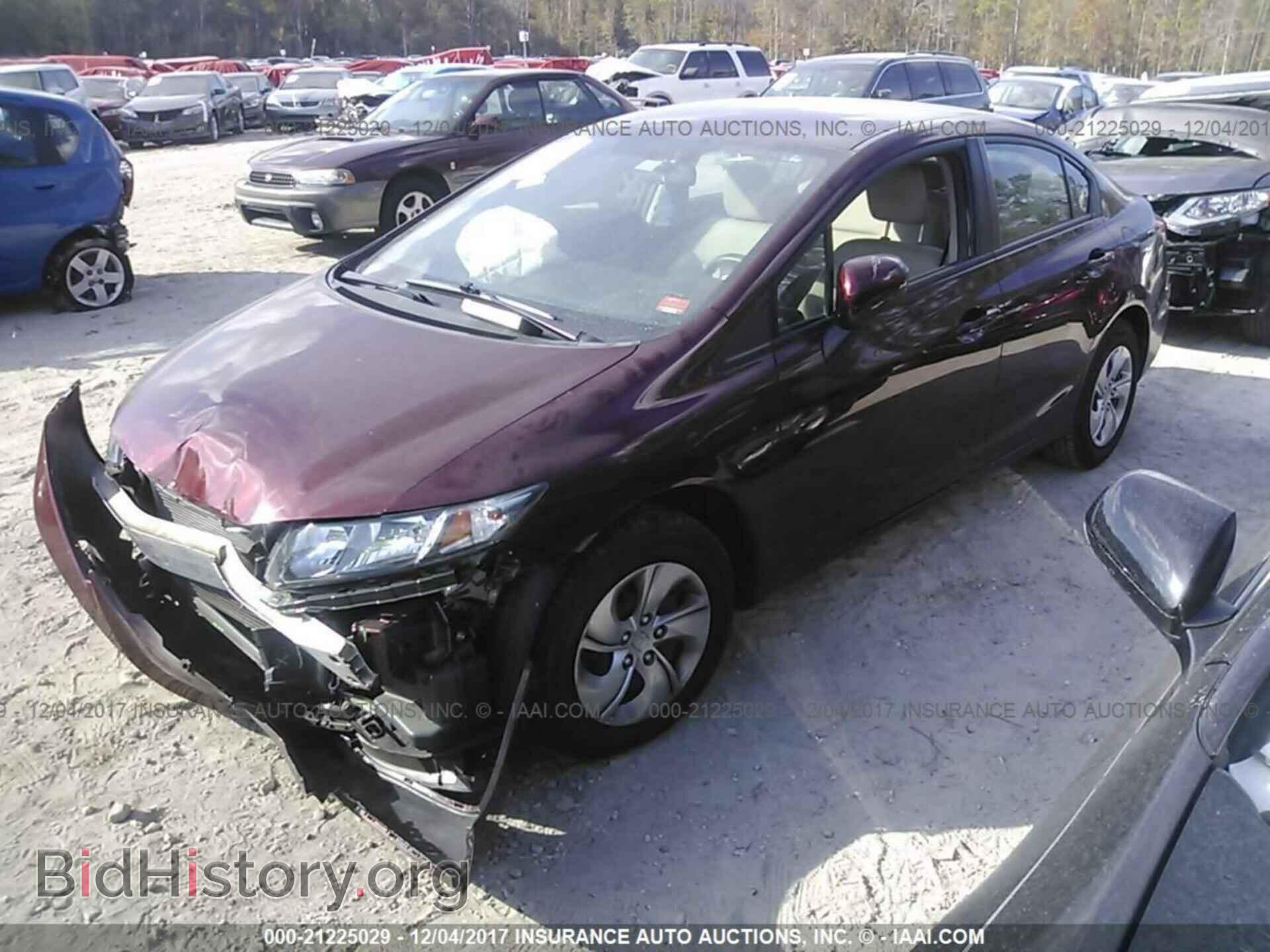 2014 Honda Civic - VIN: 19XFB2F56EE075237 - Фото 2