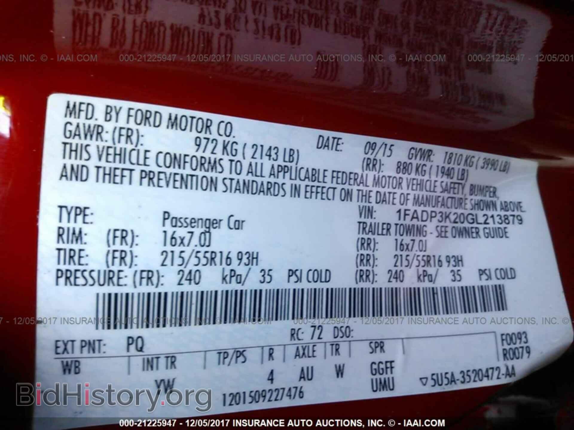 2016 Ford Focus - VIN: 1FADP3K20GL213879 - Photo 9