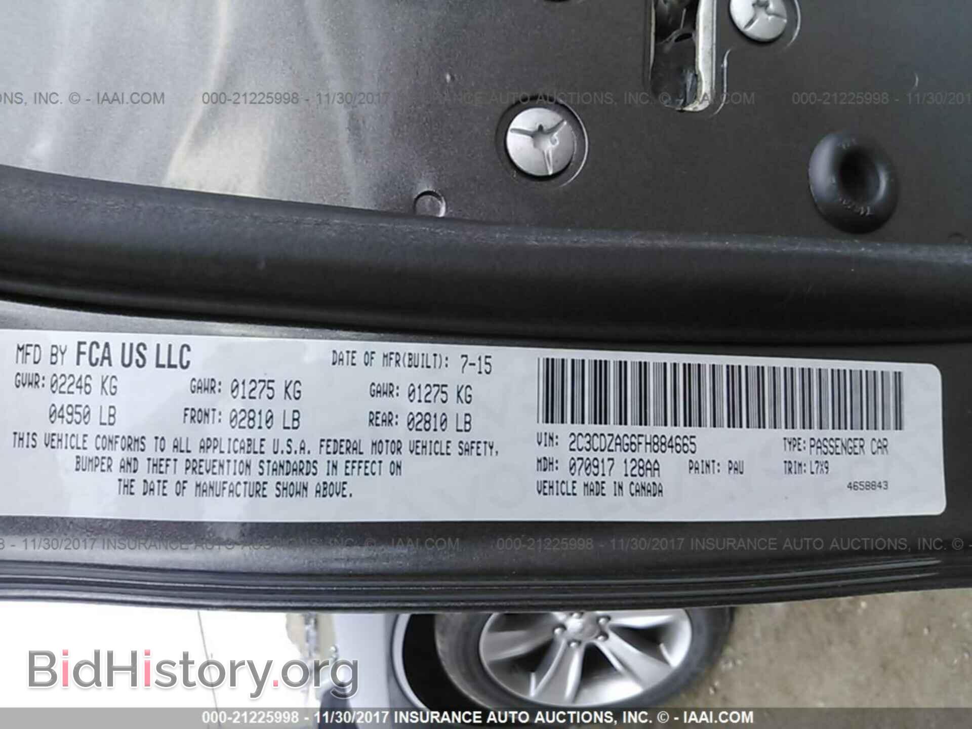 2015 Dodge Challenger - VIN: 2C3CDZAG6FH884665 - Photo 9