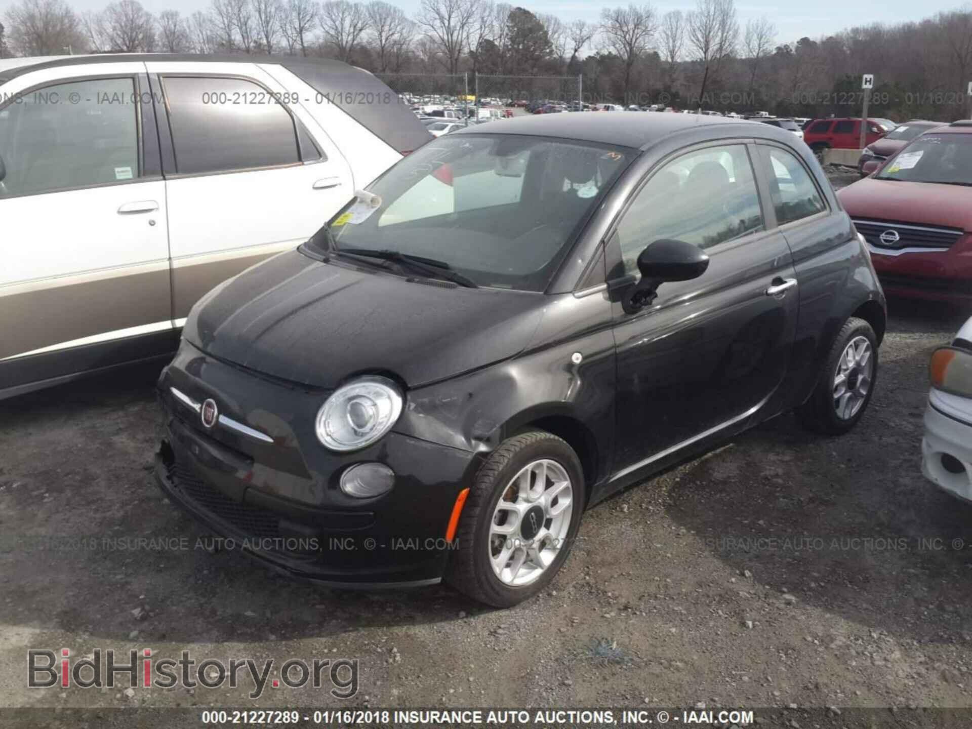2012 Fiat 500 - VIN: 3C3CFFARXCT363834 - Фото 2
