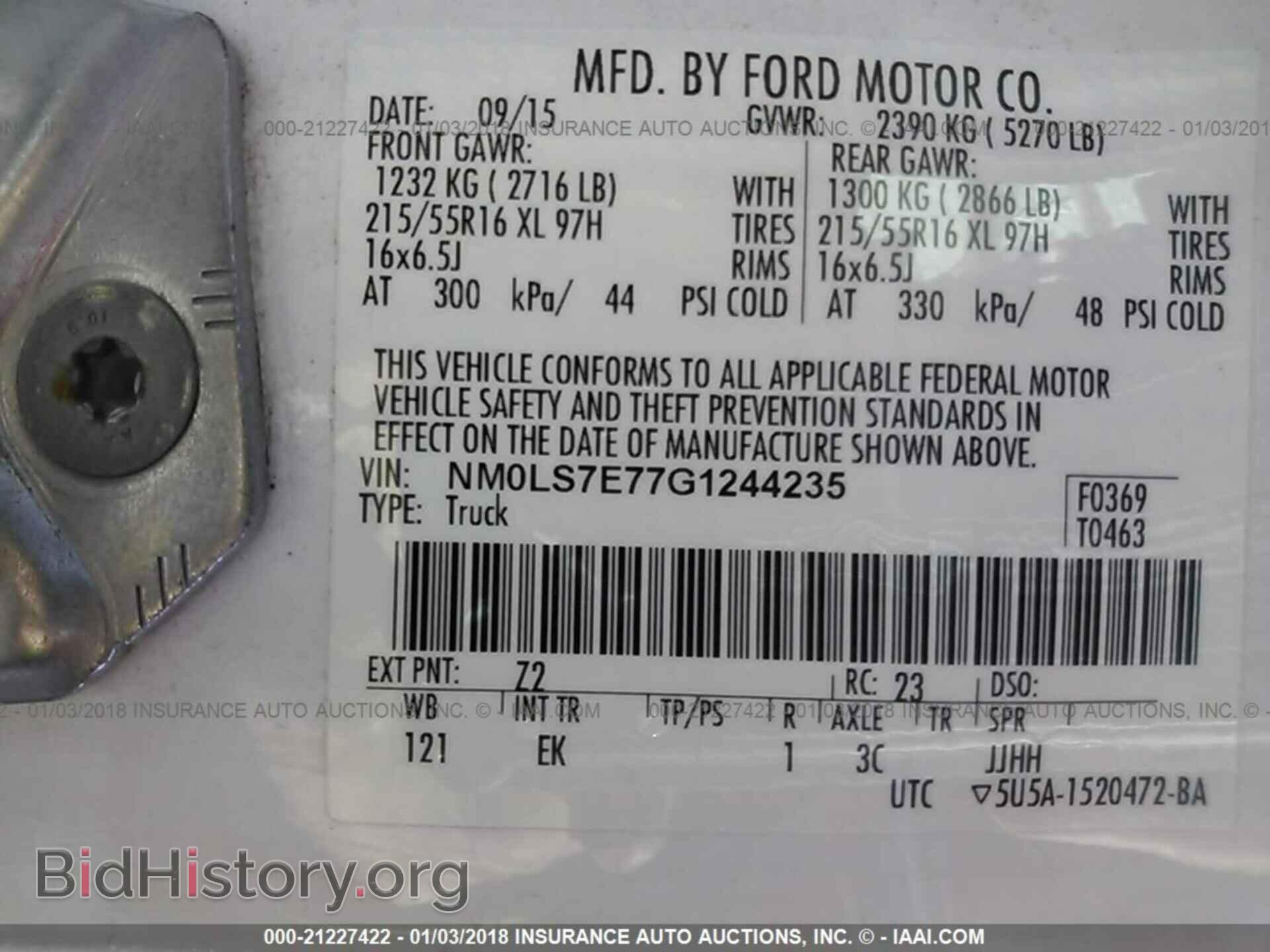 2016 Ford Transit - VIN: NM0LS7E77G1244235 - Photo 9