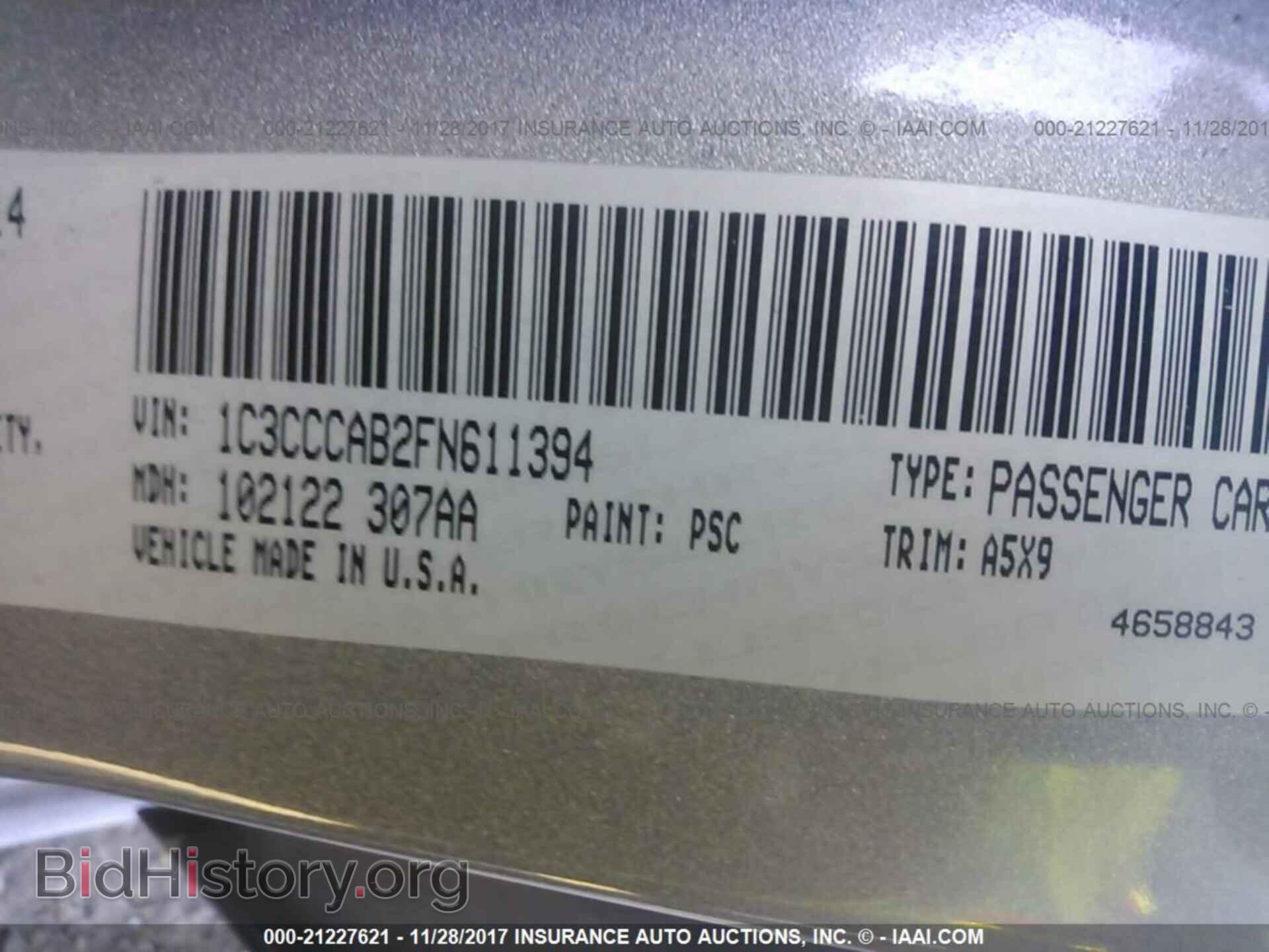 2015 Chrysler 200 - VIN: 1C3CCCAB2FN611394 - Фото 9