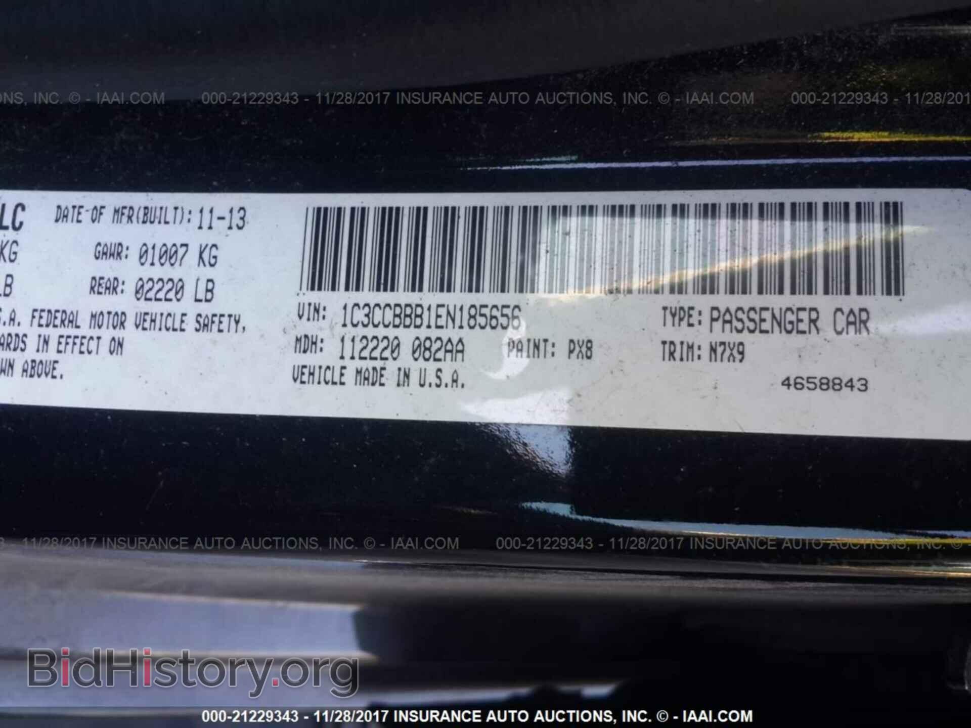 2014 Chrysler 200 - VIN: 1C3CCBBB1EN185656 - Photo 9