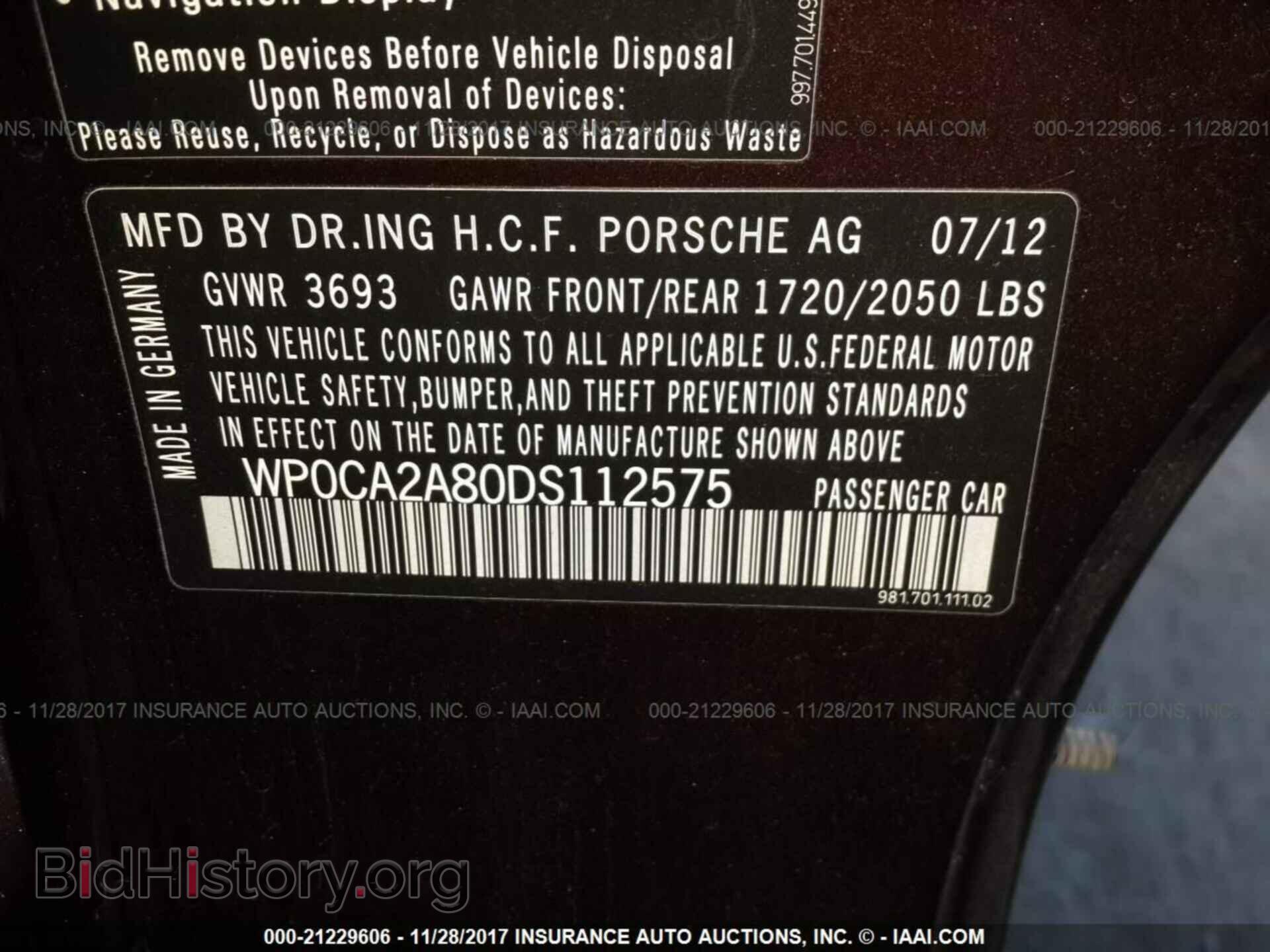 2013 Porsche Boxster - VIN: WP0CA2A80DS112575 - Photo 9
