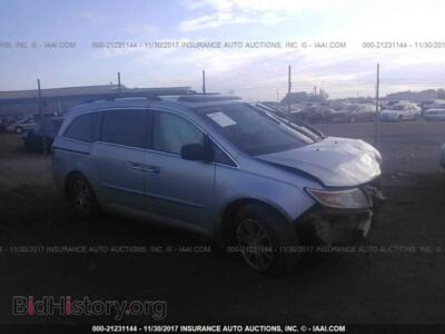 2011 Honda ODYSSEY, серый — VIN 5FNRL5H60BB001237, IAAI