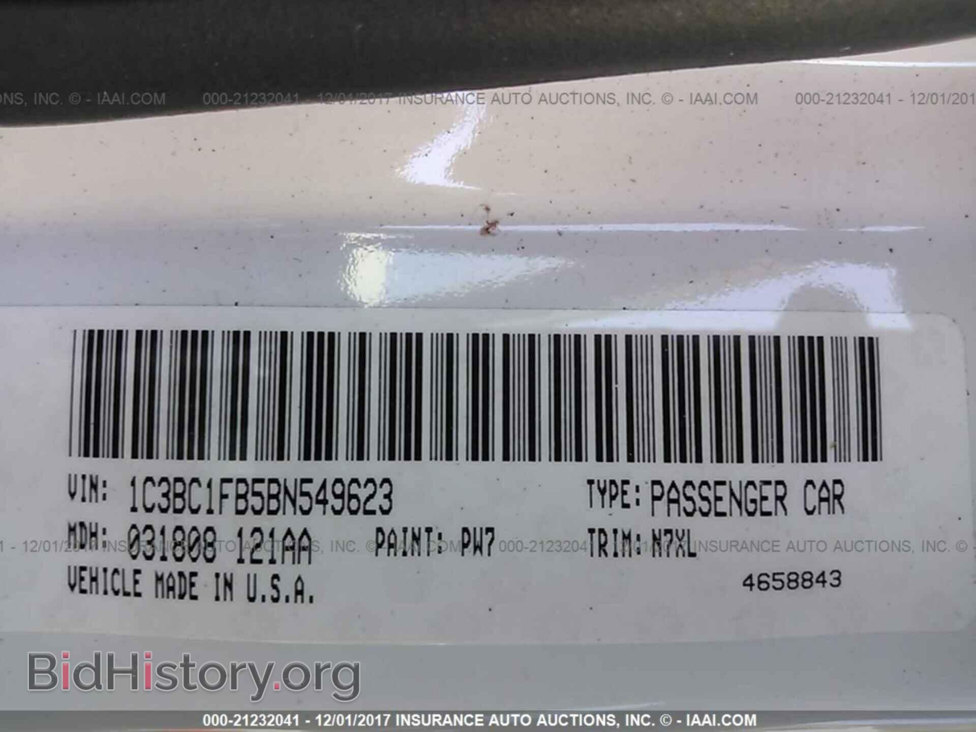 2011 Chrysler 200 - VIN: 1C3BC1FB5BN549623 - Фото 9