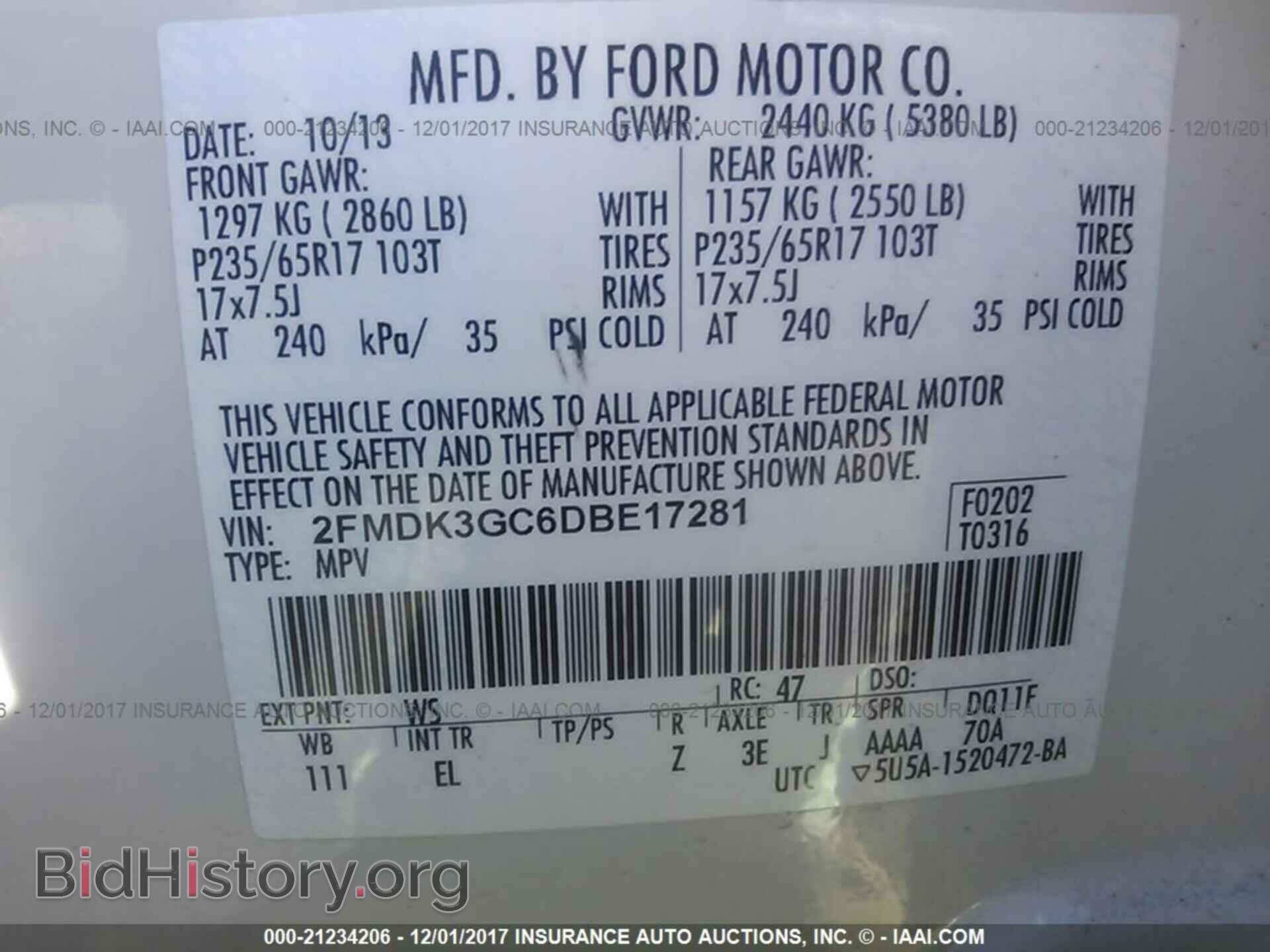 2013 Ford Edge - VIN: 2FMDK3GC6DBE17281 - Photo 9