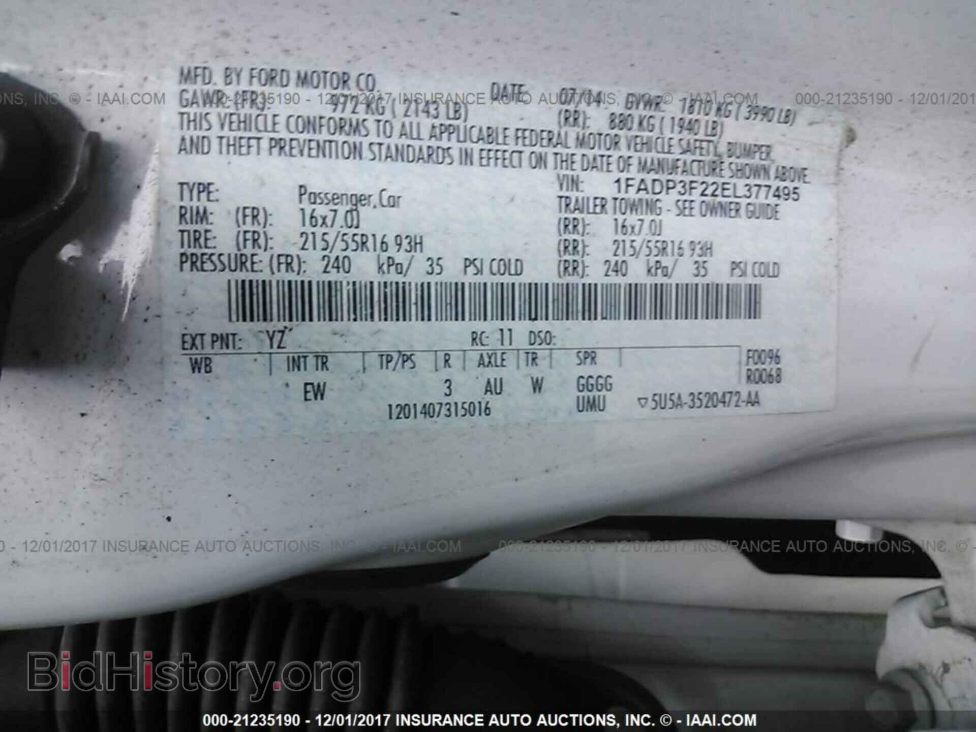 2014 Ford Focus - VIN: 1FADP3F22EL377495 - Photo 9