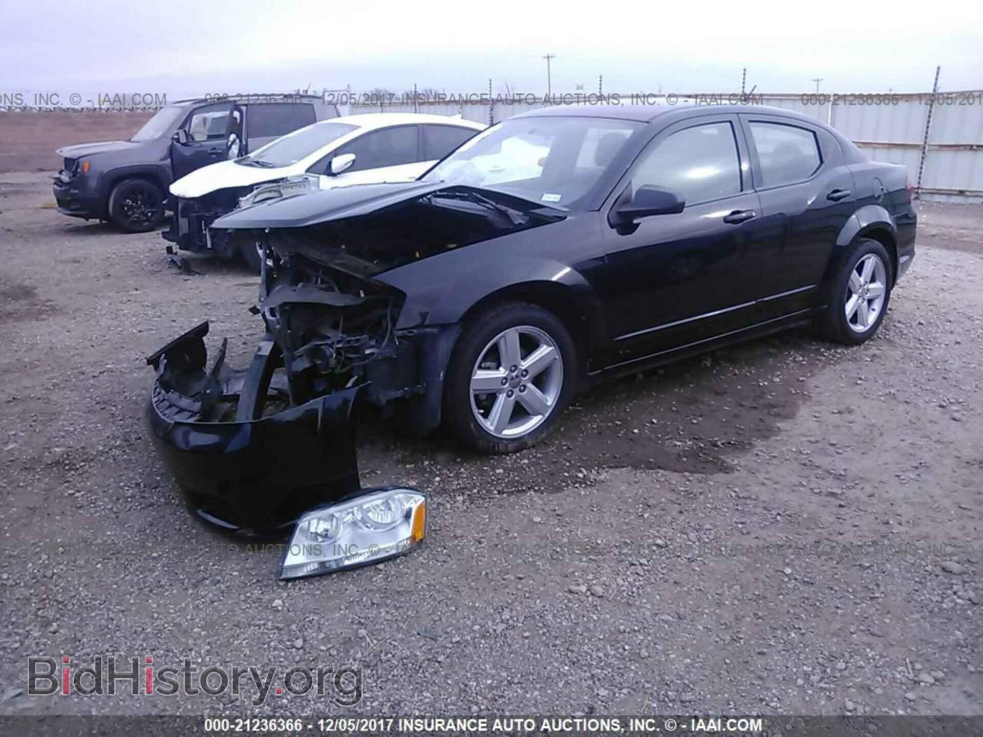 2013 Dodge Avenger - VIN: 1C3CDZAB3DN741469 - Фото 2