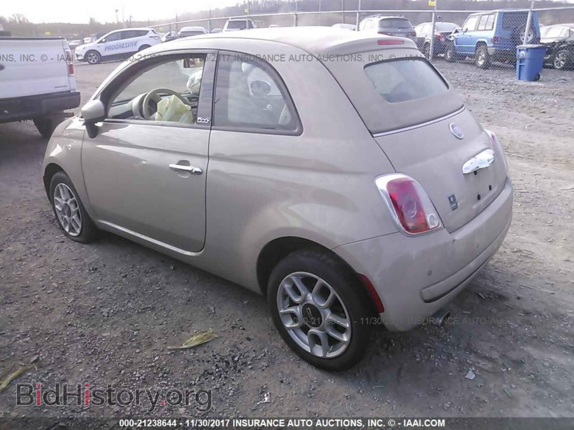 2012 Fiat 500 - VIN: 3C3CFFDRXCT121217 - Фото 3