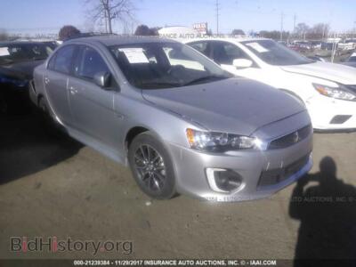 2017 Mitsubishi LANCER, серебристый — VIN JA32U2FU1HU005357, IAAI