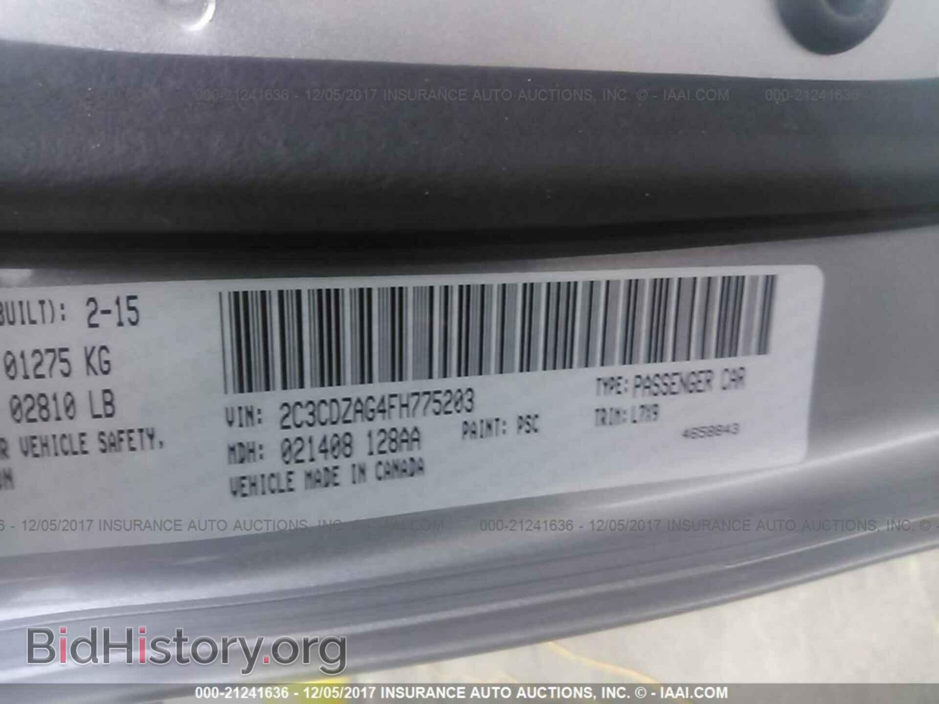 2015 Dodge Challenger - VIN: 2C3CDZAG4FH775203 - Photo 9