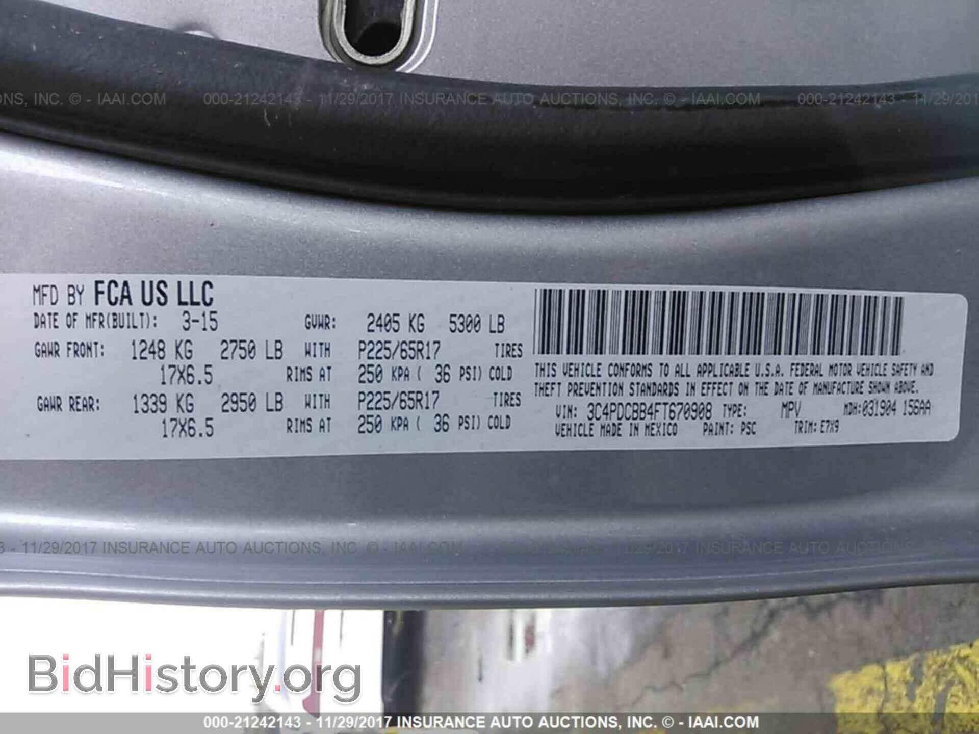 2015 Dodge Journey - VIN: 3C4PDCBB4FT670908 - Photo 9