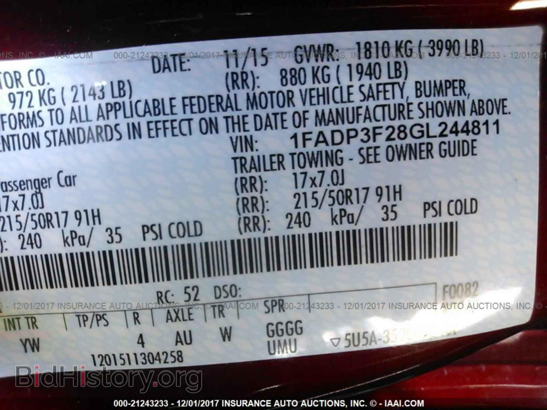 2016 Ford Focus - VIN: 1FADP3F28GL244811 - Photo 9