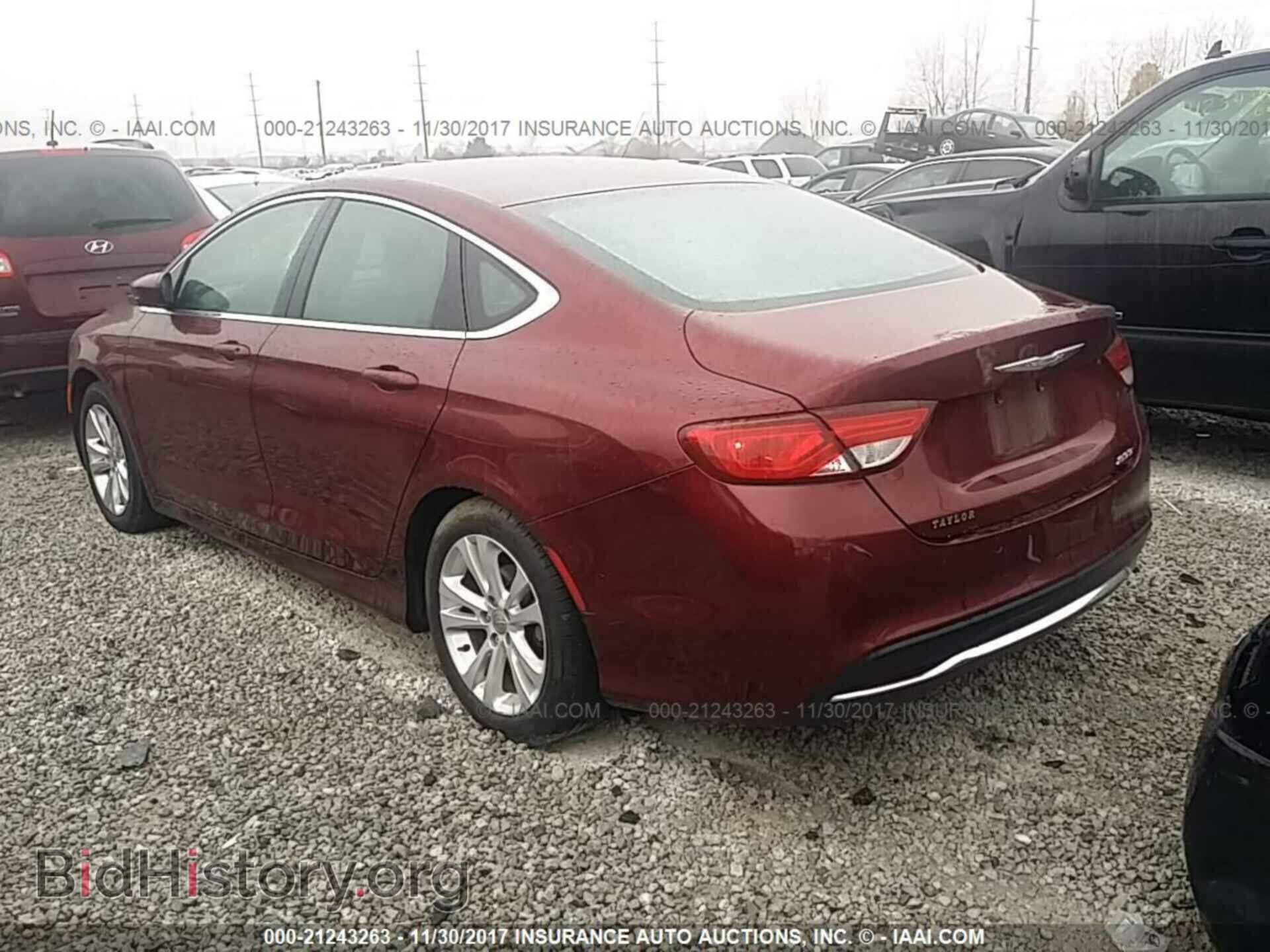 2015 Chrysler 200 - VIN: 1C3CCCAB1FN574712 - Photo 3