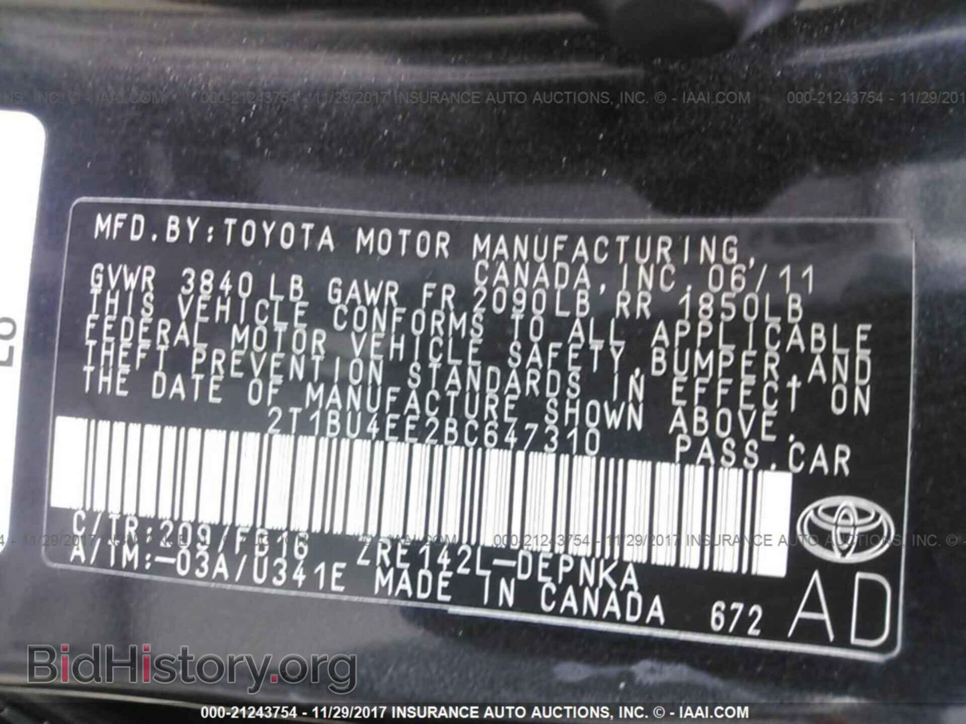 2011 Toyota Corolla - VIN: 2T1BU4EE2BC647310 - Photo 9
