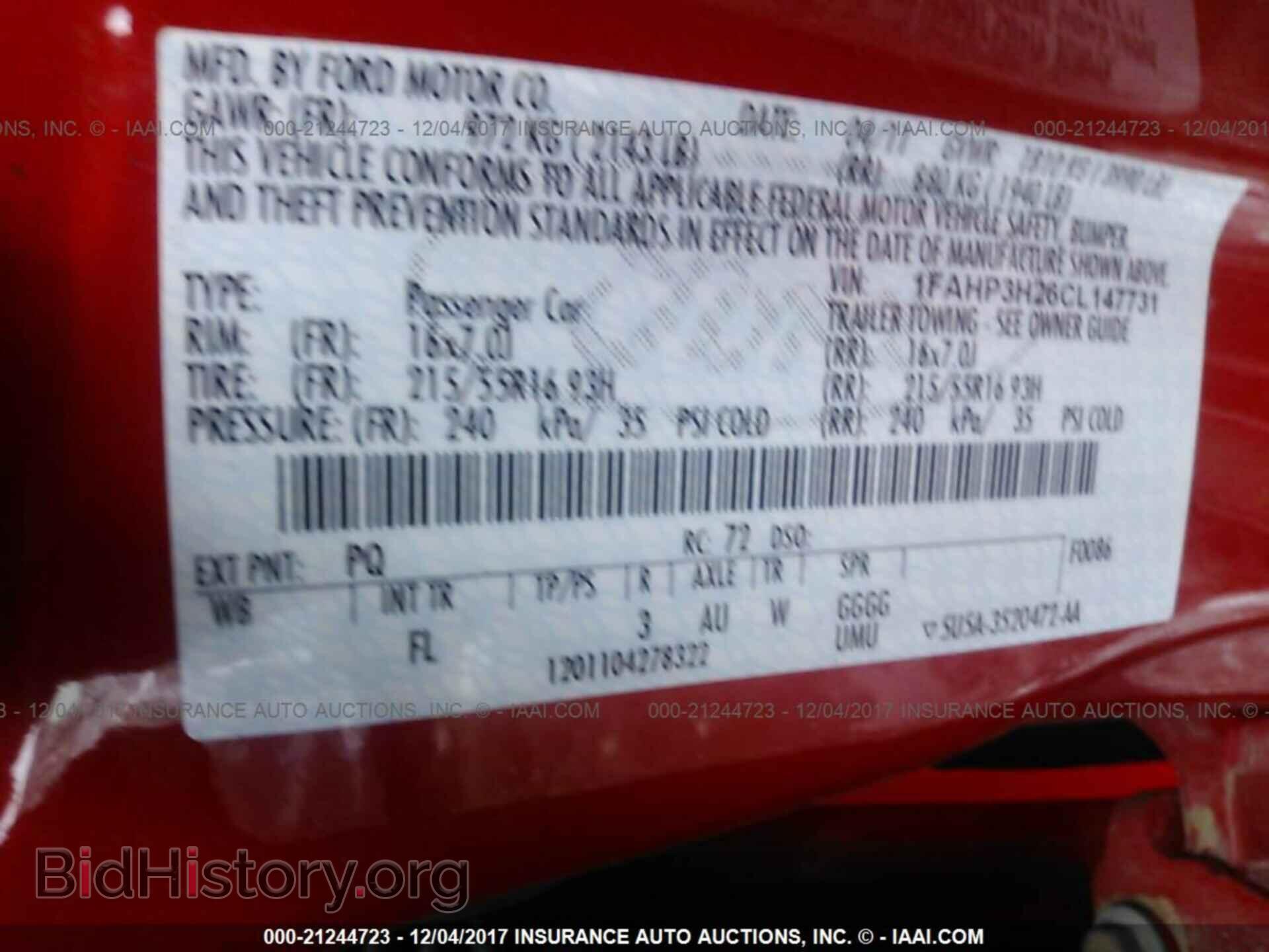 2012 Ford Focus - VIN: 1FAHP3H26CL147731 - Фото 9