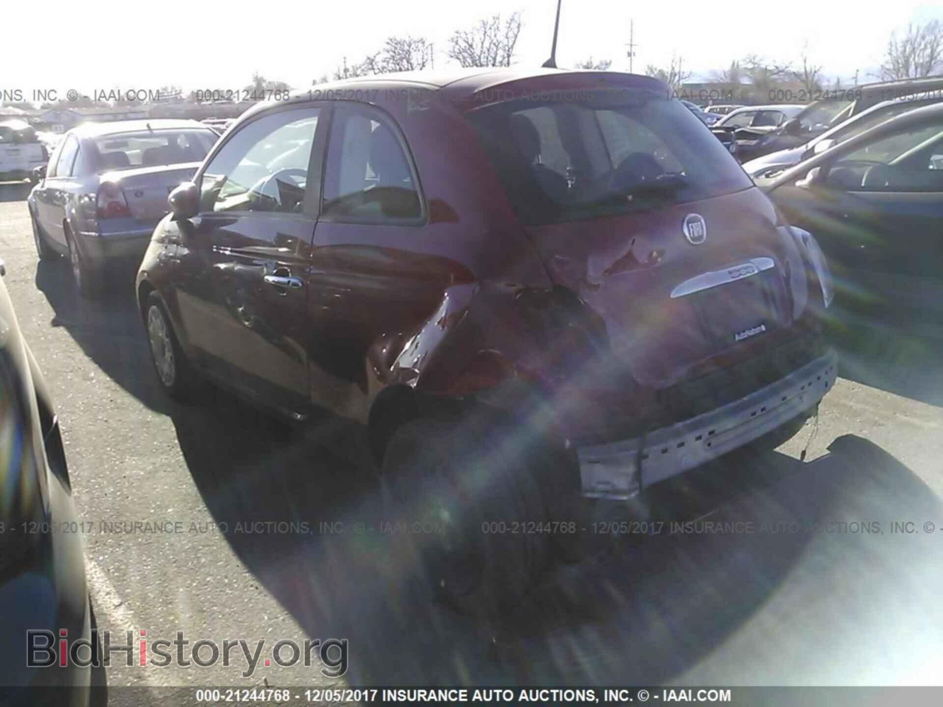 2012 Fiat 500 - VIN: 3C3CFFAR3CT339956 - Фото 3