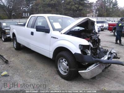 2014 Ford F150, белый — VIN 1FTFX1CF6EKG24828, IAAI