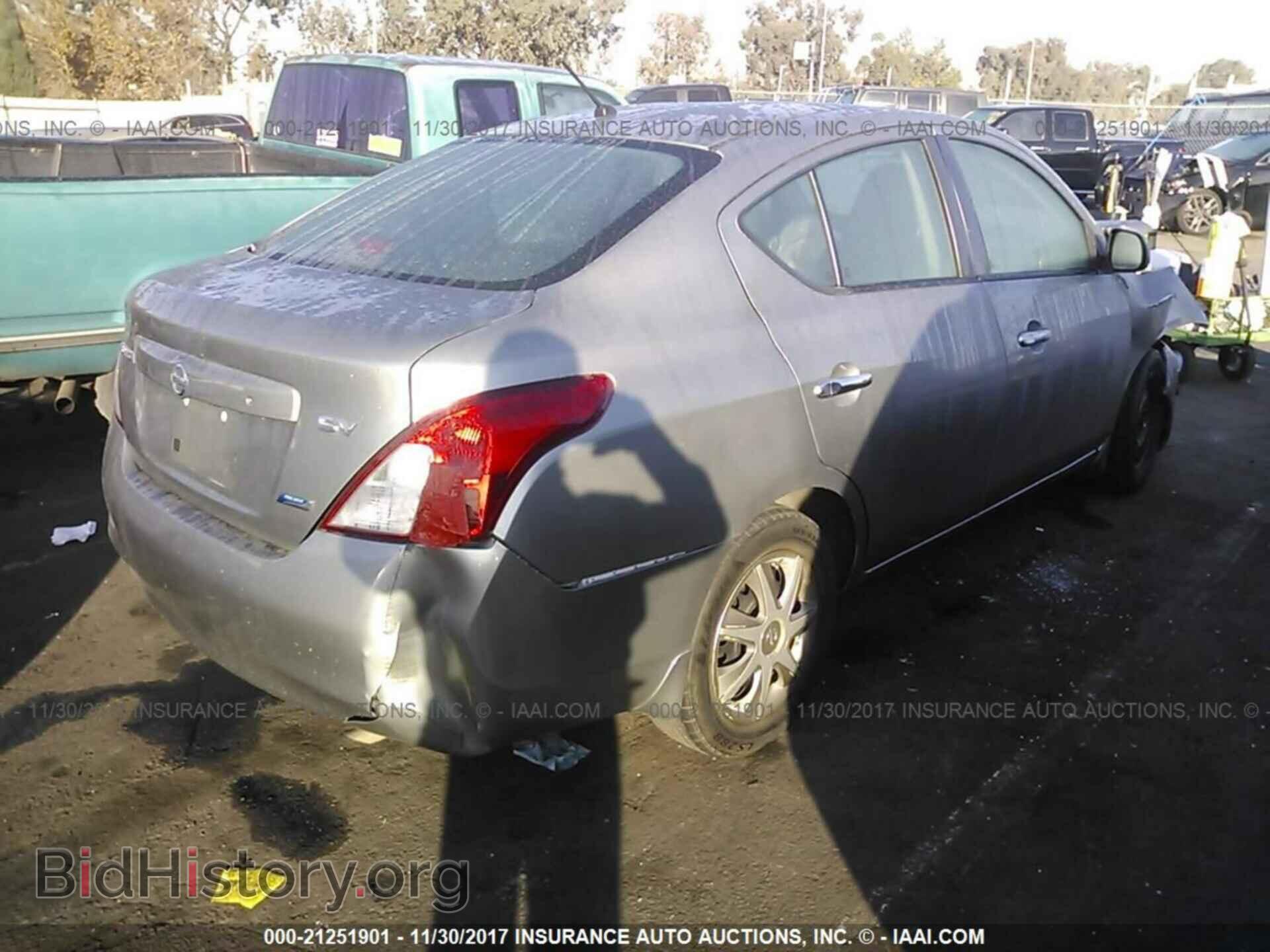 2012 Nissan Versa - VIN: 3N1CN7AP1CL939199 - Фото 4