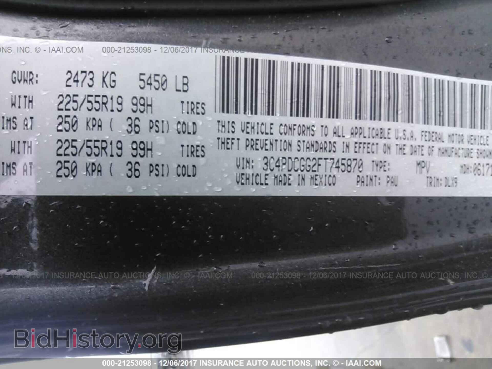 2015 Dodge Journey - VIN: 3C4PDCGG2FT745870 - Photo 9
