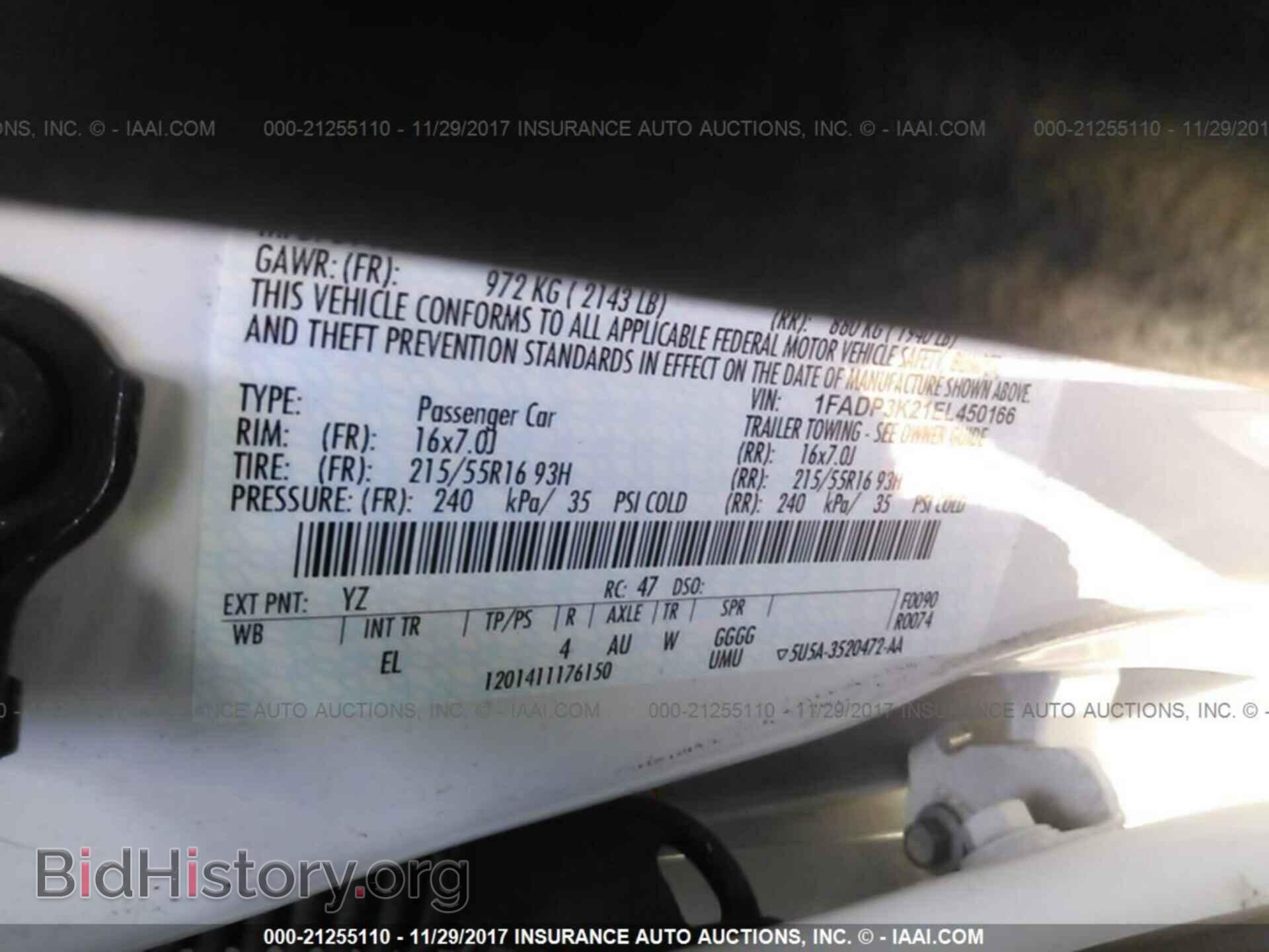 2014 Ford Focus - VIN: 1FADP3K21EL450166 - Фото 9