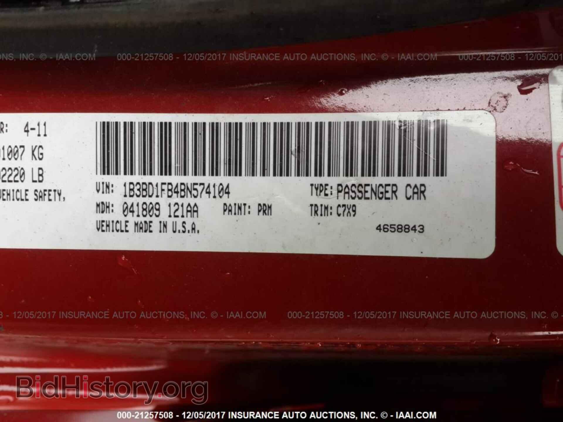2011 Dodge Avenger - VIN: 1B3BD1FB4BN574104 - Photo 9