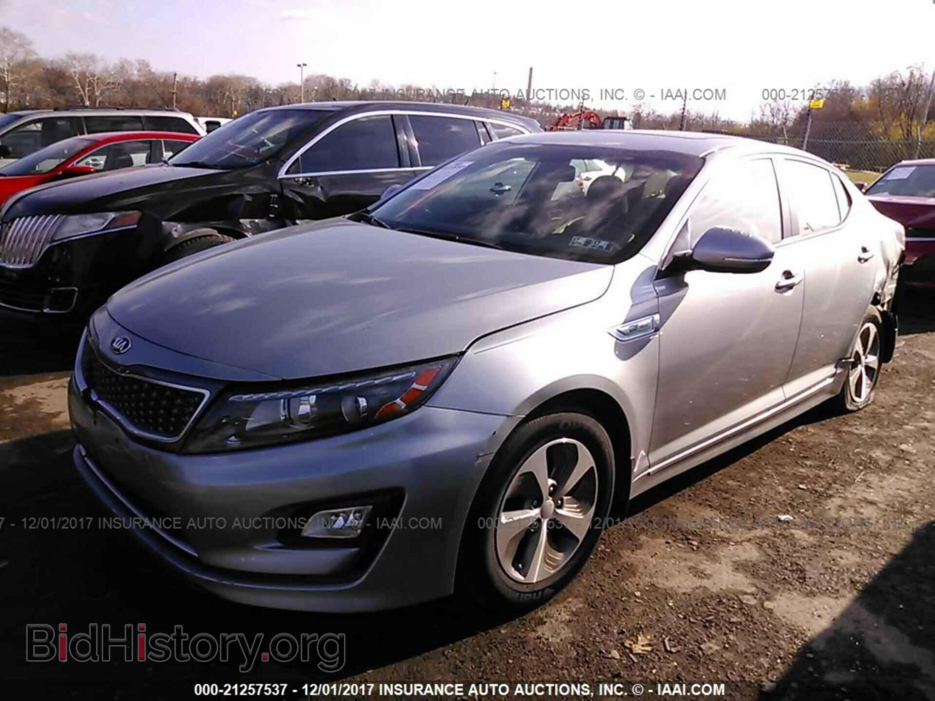 2014 Kia Optima - VIN: KNAGM4AD3E5075813 - Фото 2