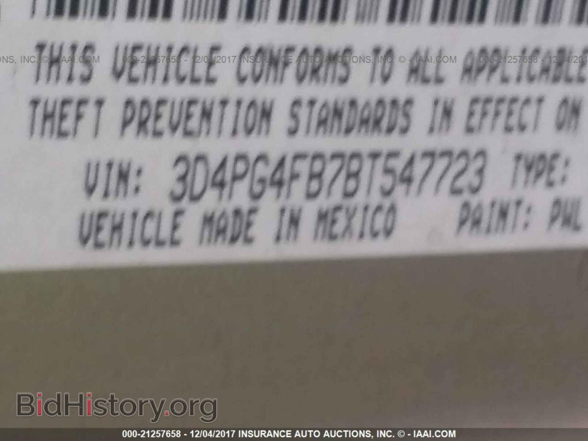 2011 Dodge Journey - VIN: 3D4PG4FB7BT547723 - Фото 9