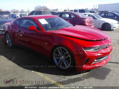 2017 Chevrolet CAMARO, red — VIN 1G1FB1RS9H0133956, IAAI