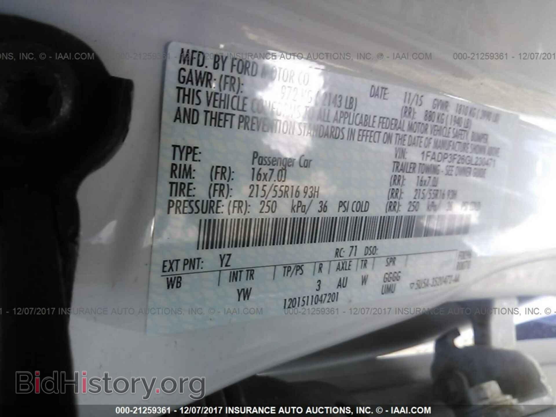 2016 Ford Focus - VIN: 1FADP3F26GL230471 - Photo 9