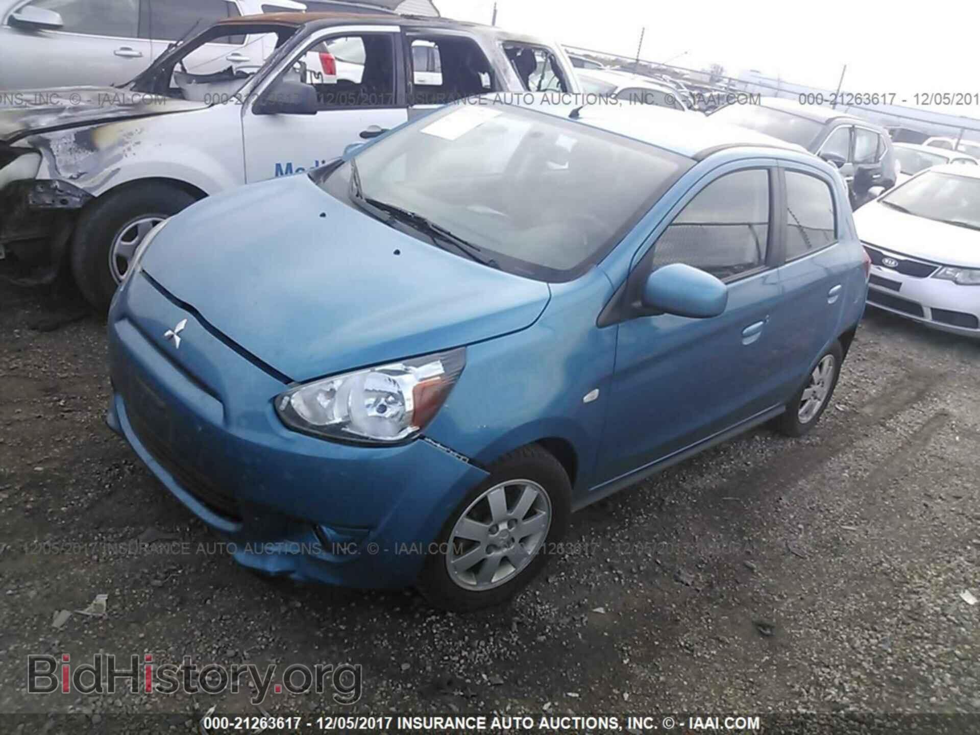 2014 Mitsubishi Mirage - VIN: ML32A4HJ0EH022750 - Фото 2