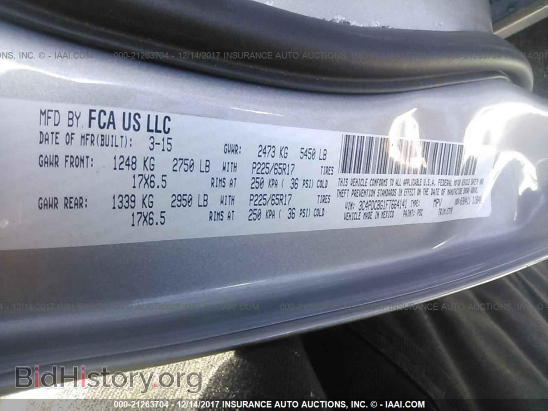 2015 Dodge Journey - VIN: 3C4PDCBG1FT664141 - Photo 9