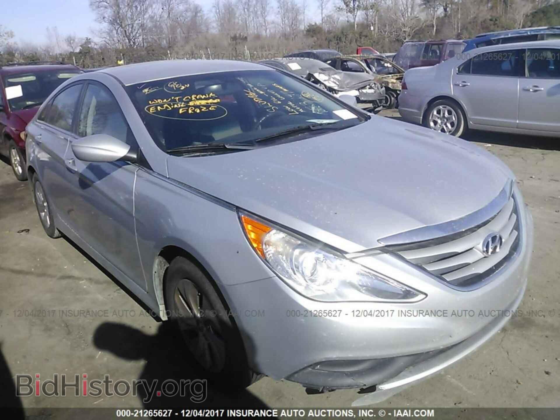 Фотография 5NPEB4AC0EH819696 - Hyundai Sonata 2014
