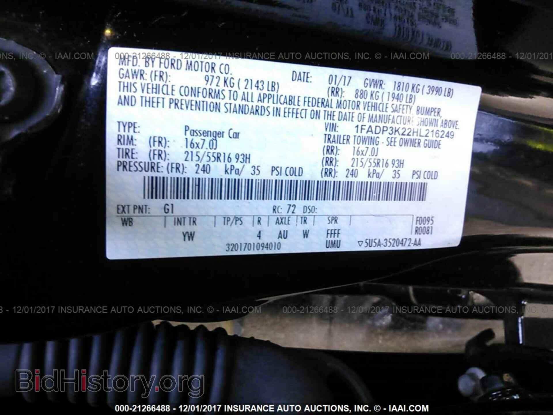 2017 Ford Focus - VIN: 1FADP3K22HL216249 - Photo 9