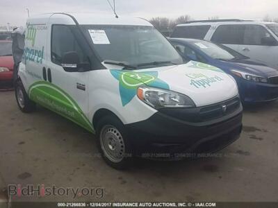 2017 RAM PROMASTER, white — VIN ZFBERFAB4H6E23595, IAAI