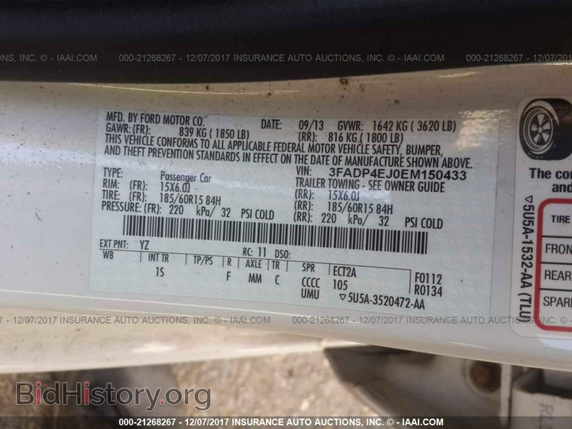 2014 Ford Fiesta - VIN: 3FADP4EJ0EM150433 - Photo 9