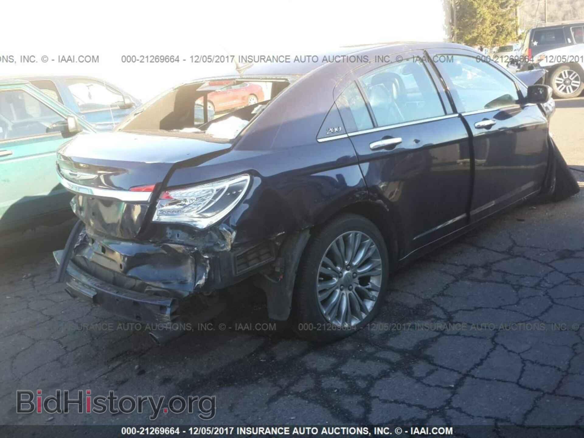 2012 Chrysler 200 - VIN: 1C3CCBCG5CN217791 - Фото 4