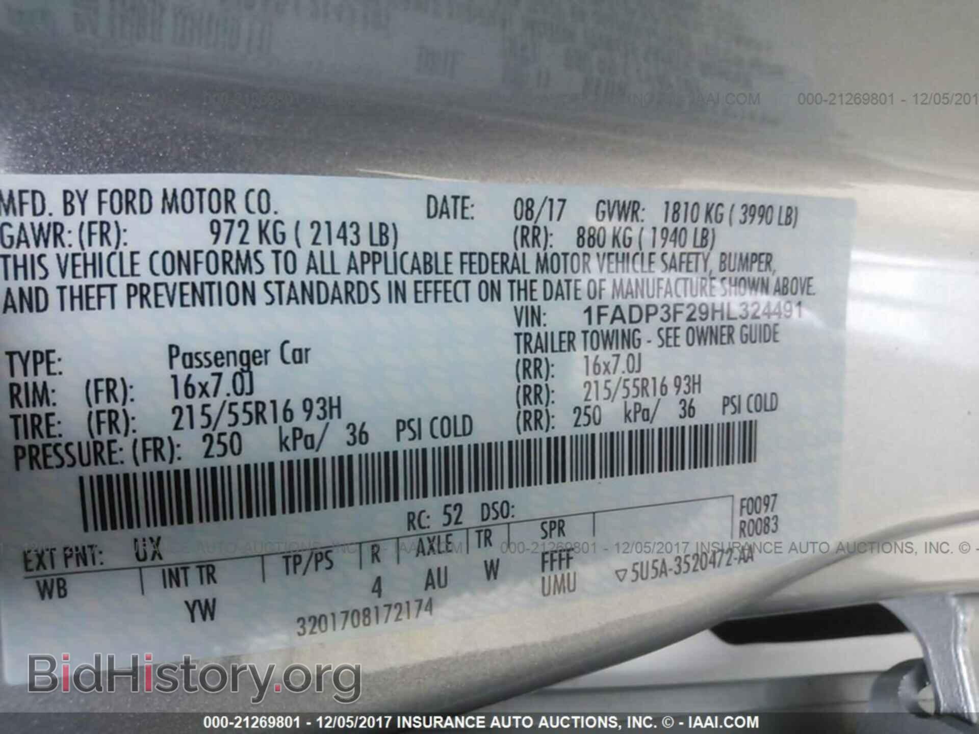 2017 Ford Focus - VIN: 1FADP3F29HL324491 - Photo 9