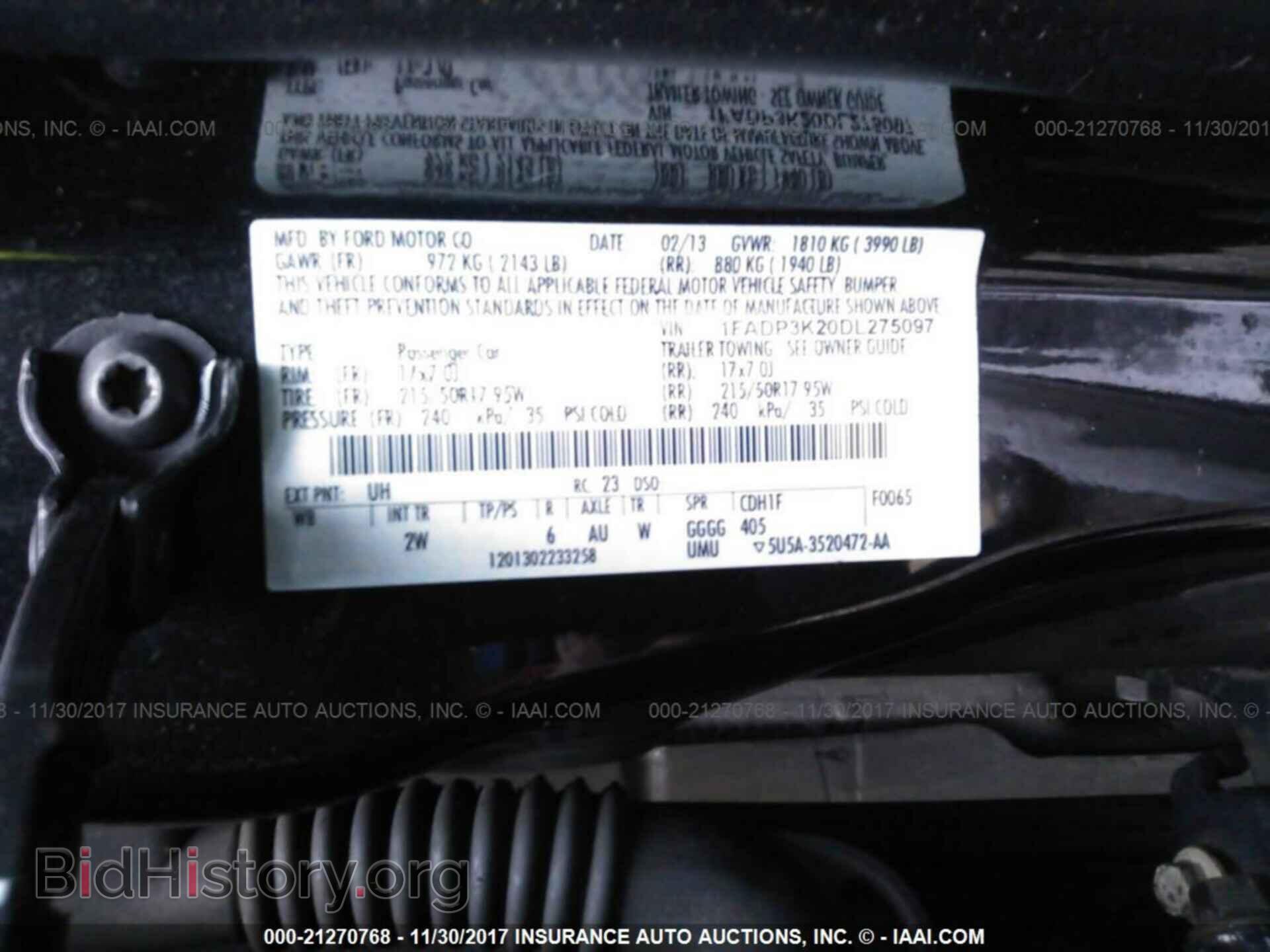 2013 Ford Focus - VIN: 1FADP3K20DL275097 - Фото 9