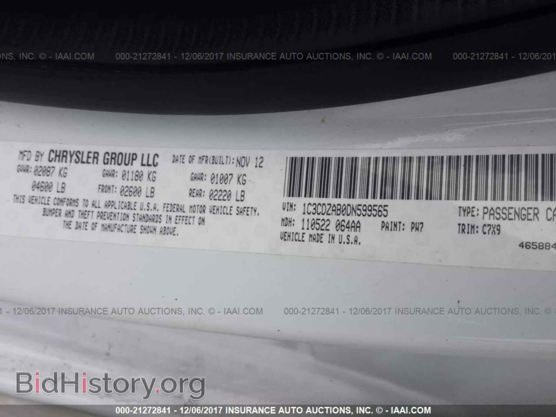 2013 Dodge Avenger - VIN: 1C3CDZAB0DN599565 - Photo 9