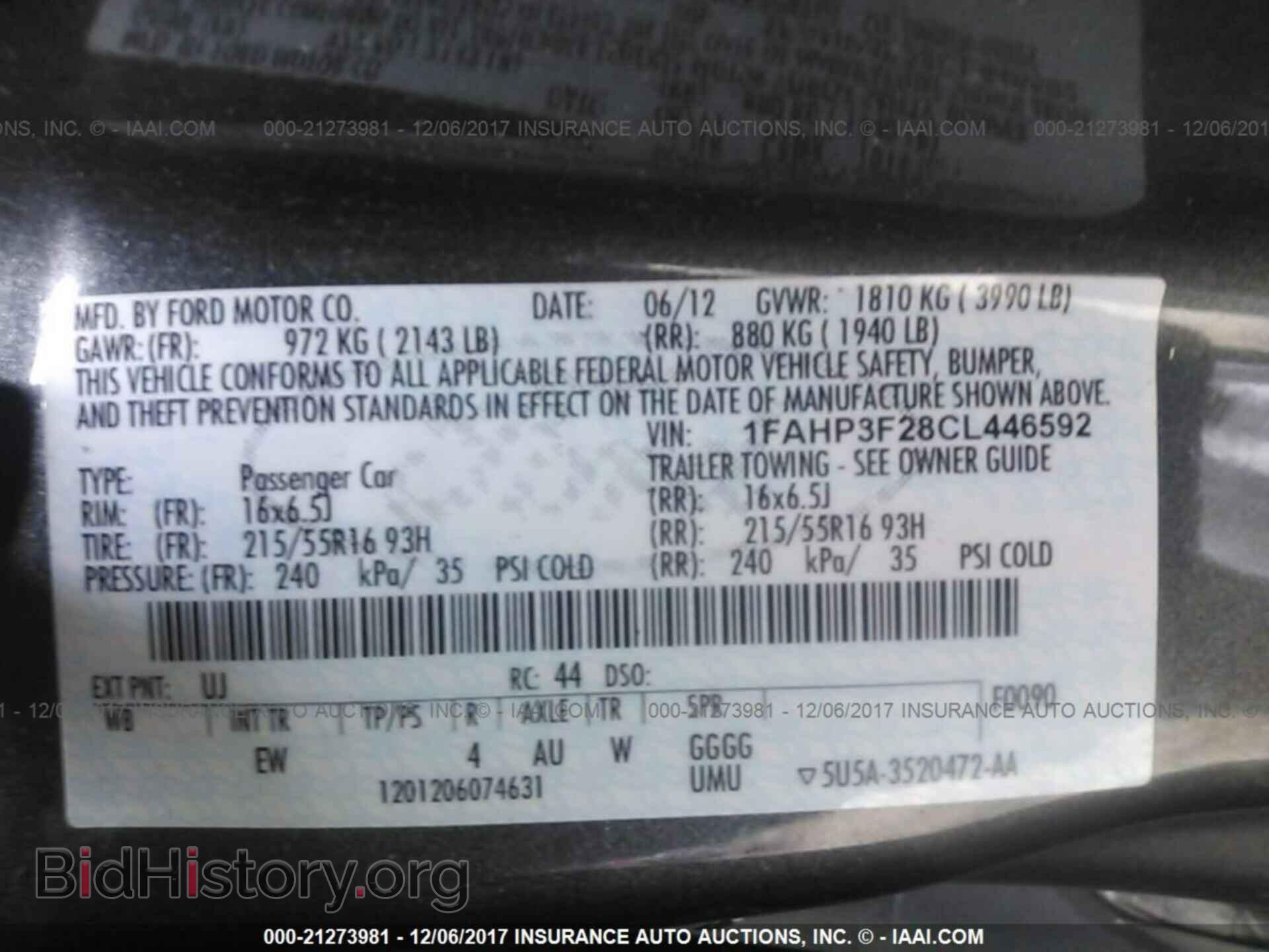2012 Ford Focus - VIN: 1FAHP3F28CL446592 - Photo 9