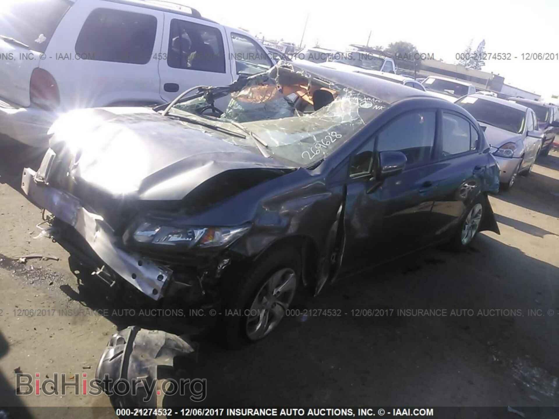 2014 HONDA CIVIC - VIN: 19XFB2F55EE269628 - Фото 2