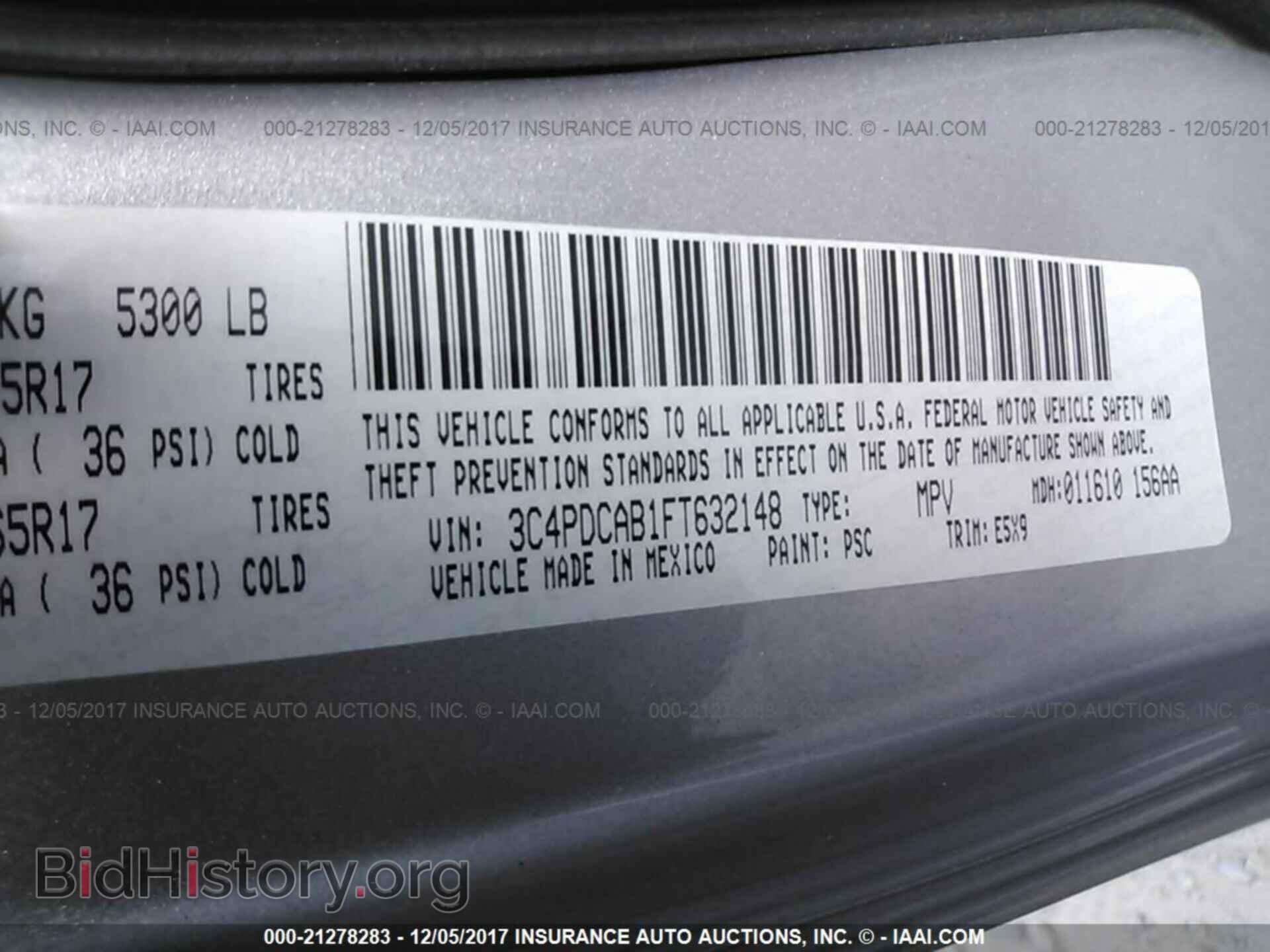 2015 Dodge Journey - VIN: 3C4PDCAB1FT632148 - Photo 9