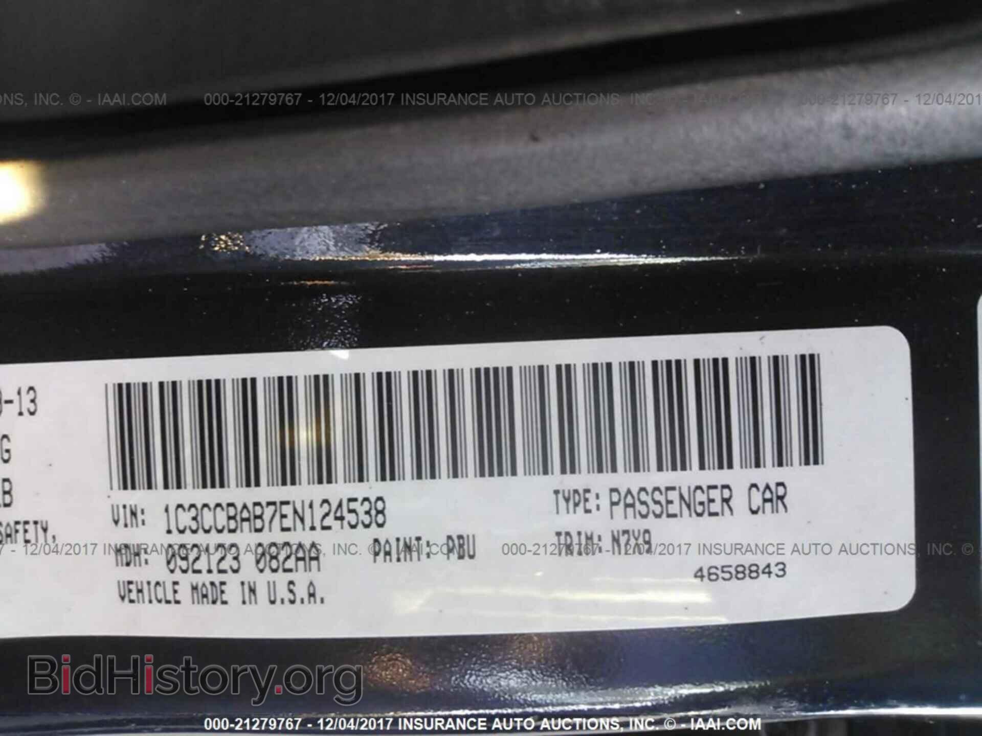 2014 Chrysler 200 - VIN: 1C3CCBAB7EN124538 - Photo 9