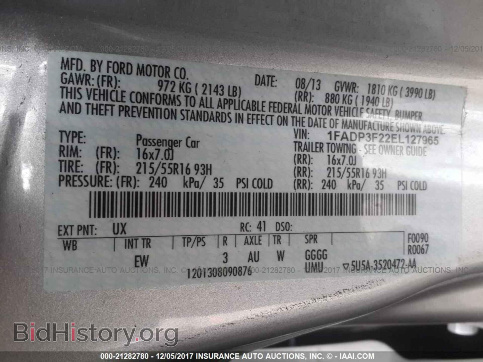 2014 Ford Focus - VIN: 1FADP3F22EL127965 - Photo 9